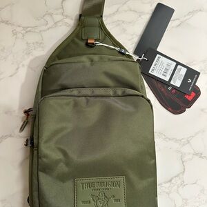 True Religion Khaki Men's Belt Bag